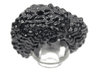 Minifigure, Hair Female Coiled, Parted Wash and Go