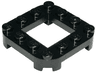 Plate, Modified 4 x 4 with Rounded Corners and 4 Feet with 2 x 2 Open Center