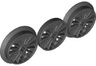 Train Wheel RC, Spoked with Technic Axle Hole and Counterweight, Blind and Flanged Driver, 3 in Bag (Multipack)