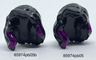 Minifigure, Hair Female Mid-Length with Part over Right Shoulder with Magenta Highlights Pattern (Variant of 85974pb05)