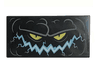 Tile 2 x 4 with Cloud Creature Face With Medium Blue Electrified Sinister Smile and Yellow Eyes Pattern (Monstrox)