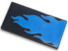 Tile 2 x 4 with Dark Azure Flame Pattern