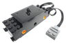 Electric, Train Motor 9V RC Train with Integrated PF Attachment, Orange Wheel Holders