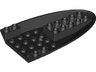 Aircraft Fuselage Forward Bottom Curved 6 x 10 with 3 Holes