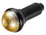 Minifigure, Utensil Microphone with Gold Top Half Screen Pattern