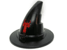 Minifigure, Headgear Hat, Wizard / Witch, Slightly Textured with Red Dragon Head Pattern