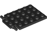 Plate, Modified 4 x 6 with Trap Door Hinge (Long Pins)