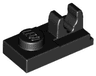 Plate, Modified 1 x 2 with Clip with Center Cut on Top