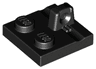 Hinge Plate 2 x 2 Locking with 1 Finger on Top