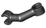 Arm Skeleton, Bent with Clips at 90 degrees (Vertical Grip)
