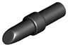 Minifigure, Utensil Lipstick with Black Handle Pattern