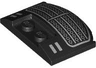Wedge 3 x 4 x 2/3 Triple Curved with Silver Grille and Headlights Pattern