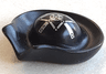 Minifigure, Headgear Hat, Pirate Circular with Fold in Brim and Silver Pattern