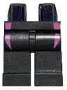 Hips and Legs with Dark Pink Wetsuit Lines Pattern