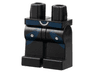 Hips and Legs with SW Asajj Ventress Dark Blue Belt and Leg Markings Pattern