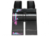 Hips and Legs with Magenta and Medium Azure Markings Pattern