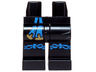 Hips and Legs with Blue and Gold Sash Ends and Knotted Knee Straps Pattern