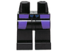 Hips and Legs with Dark Purple Coattails and Dark Blue Vest Pattern