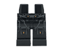 Hips and Legs with White and Orange Marks and Dark Bluish Gray Circuit Pattern