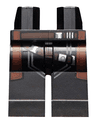 Hips and Legs with Two Reddish Brown Belts and Reddish Brown Overcoat Extension Pattern