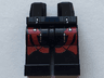 Hips and Legs with Dark Red Armor Pattern
