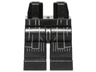 Hips and Legs with Dark Bluish Gray Robe End Outlines, Silver Vertical Stripes and Oval Pattern
