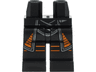 Hips and Legs with SW Coattails with Silver and Orange Hem, Knee Wrappings Pattern