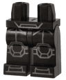 Hips and Legs with SW Armor and Knee Pads with Light Bluish Gray Outlines Pattern