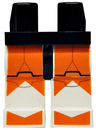 Hips and White Legs with SW Clone Trooper and Orange Large Markings Pattern