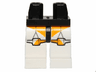 Hips and White Legs with SW Clone Trooper and Bright Light Orange Markings Pattern