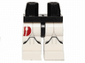 Hips and White Legs with SW Clone Trooper and Red Emblem on Right Leg Pattern