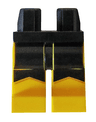Hips and Yellow Legs with Black Scalloped Panels Pattern