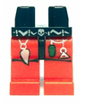Hips and Red Legs with Fantasy Era Wizard Pattern