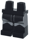 Hips and Dark Bluish Gray Legs with Molded Black Lower Legs / Boots and Printed Leotard and Angled Boot Tops Pattern