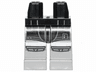 Hips and Flat Silver Legs with Darth Vader Robe and Knee Pads Pattern