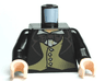 Torso Harry Potter Jacket Formal with 4 Button Vest and Brown Bow Tie Pattern / Black Arms / Light Nougat Hands
