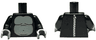 Torso Suit with Light Bluish Gray Gorilla Body and Zipper on Back Pattern / Black Arms / Dark Bluish Gray Hands