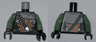 Torso SW Armor, Strap with Ammo, Red Symbol, Round Badge Pattern (Embo) / Sand Green Arms / Black Hands
