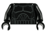 Torso SW Armor Clone Trooper Dark Bluish Gray Outline Pattern (Clone Wars) / Black Arms / Black Hands
