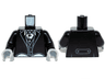 Torso Tailcoat and Vest Formal, White Shirt and Gray Bow Tie Pattern / Black Arms / Light Bluish Gray Hands