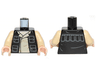 Torso SW Vest Open with Pockets over Tan Layered Shirt with Collar, Light Nougat Neck Pattern / Tan Arms / Light Nougat Hands