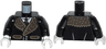 Torso Batman Coat with Dark Tan Fur Trim, White Shirt and Black Tie Pattern / Black Arms / White Hands