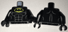 Torso Batman Logo in Yellow Oval with Muscles Pattern / Black Arms / Black Hands