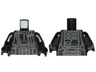 Torso SW Imperial Death Trooper Armor with Ammo Pouch, Grenades, and Diagonal Belt Pattern / Black Arms / Black Hands