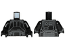 Torso SW Imperial Death Trooper Armor Pattern / Black Arms / Black Hands