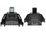 Torso SW Armor Stormtrooper, Detailed Armor without Shoulder Belts, Dark Bluish Gray and Silver Lines Pattern / Black Arms / Black Hands