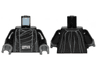 Torso SW Robe, Silver Dots and Buckle Pattern / Black Arms / Dark Bluish Gray Hands