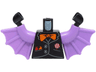 Torso Jacket with 2 Buttons, Red and Orange Candies, Red and White Lollipop, Bow Tie Pattern (BAM) / Medium Lavender Arms with Wings / Black Hands