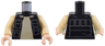 Torso SW Vest Open with Pockets over Tan Shirt with Collar Pattern / Tan Arms / Light Nougat Hands