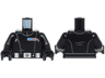 Torso SW Imperial Officer 20, Belt with Silver Buckle, Dot and 2 Boxes, Blue and Red Rank Badge, 2 Code Cylinders Pattern / Black Arms / Black Hands